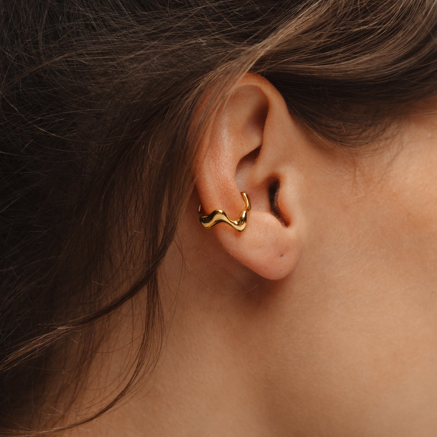 Gold vermeil deals ear cuff